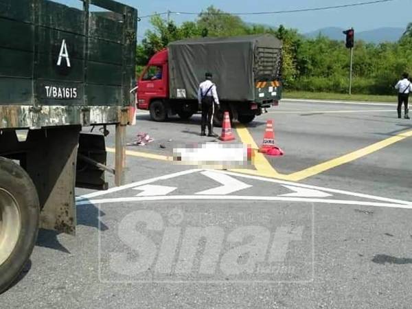 Mangsa disahkan meninggal dunia di lokasi kejadian.