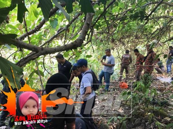 Pencarian diteruskan di sekitar lokasi penemuan mayat mangsa untuk mencari bukti baharu.