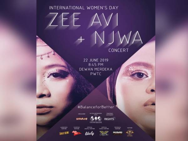 Poster Konsert Zee Avi & Njwa