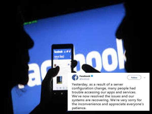 Kenyataan yang dimuat naik Facebook berkaitan masalah itu.