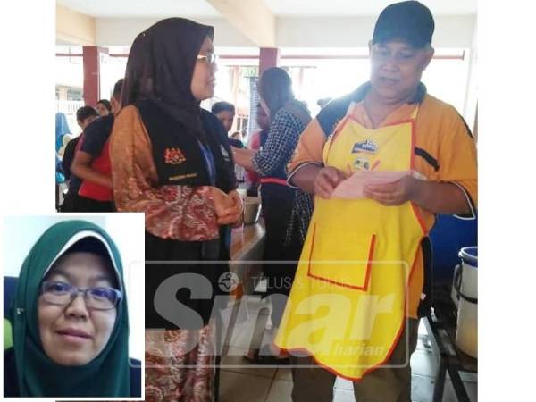 Sebahagian daripada Program Pemutihan yang dijalankan Perkeso Melaka di sebuah premis perniagaan di Ayer Keroh, baru-baru ini. (Gambar kecil: FADHILAH)