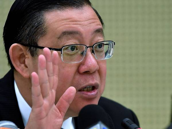 Lim Guan Eng - Foto Bernama