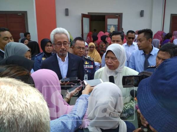 Zuraida pada sidang media Program Kempen Keselamatan Kebakaran Bersama Suri peringkat Terengganu di ibu pejabat JBPM Terengganu, hari ini.