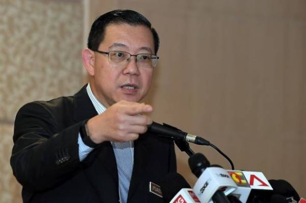 Lim Guan Eng - Foto Bernama