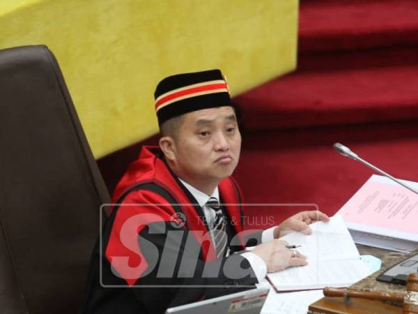 Suee Lim pada Sidang DUN Selangor hari ini.