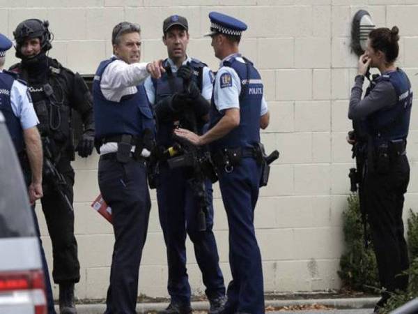 Kejadian tembak rambang di Christchurch, New Zealand mendapat kutukan dunia. -foto AP 