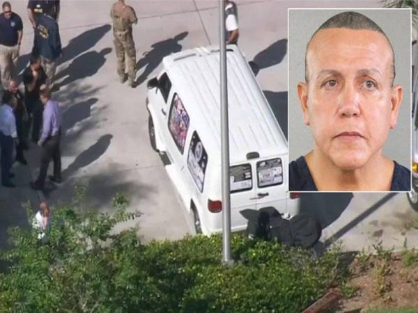 Cesar Sayoc ditahan pada Oktober tahun lalu selepas didapati mengirim sekurang-kurangnya 16 peranti bahan letupan kepada pengkritik Donald Trump.
