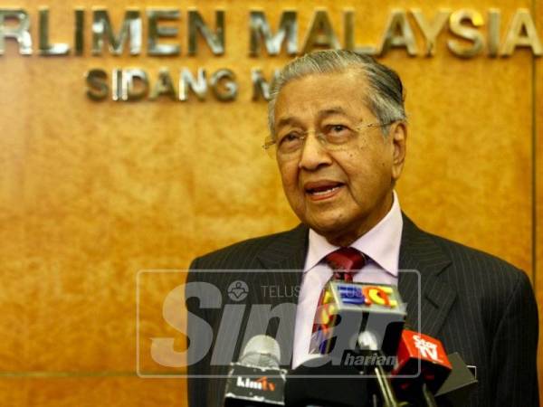 Dr Mahathir. Foto Sinar Harian: Zahid Izzani