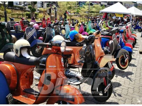 Antara kenderaan yang dipamerkan di Gheyuh Ghendah Festival berlangsung di Sp Plaza bermula 5 hingga 7 April ini.