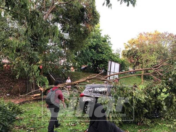 Hujan Lebat Serta Ribut Kuat Landa Kl Selangor