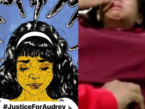 Keadaan yang menimpa Audrey menyebabkan #JusticeForAudrey menjadi trending di Twitter.