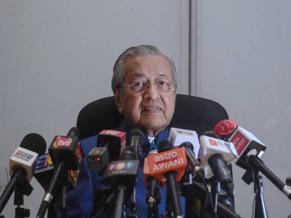 Tun Dr Mahathir Mohamad - Foto Bernama