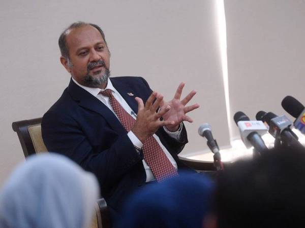 Menteri Komunikasi dan Multimedia Gobind Singh Deo - Foto Bernama 