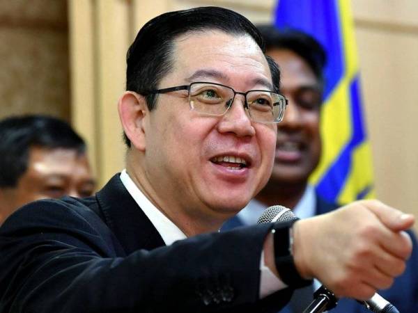 Menteri Kewangan Lim Guan Eng - Foto Bernama 