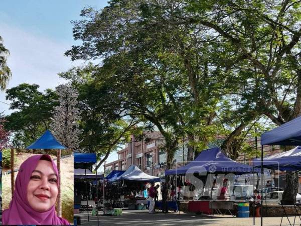 Mahkota Square adalah lokasi bazar Ramadan yang akan menjadi tumpuan warga Kuantan pada setiap tahun. Gambar kecil, Nor Kamawati.