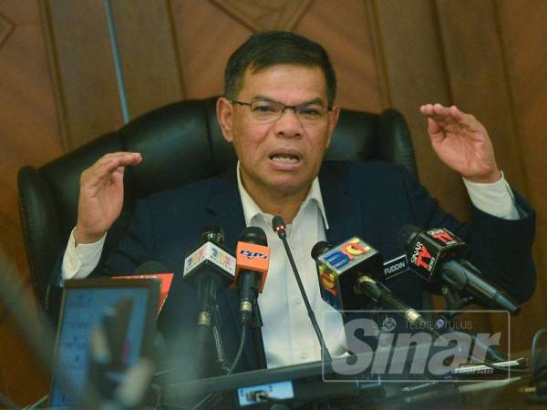 Saifuddin Nasution pada sidang media di Putrajaya, semalam. FOTO: Sharifuddin Abdul Rahim