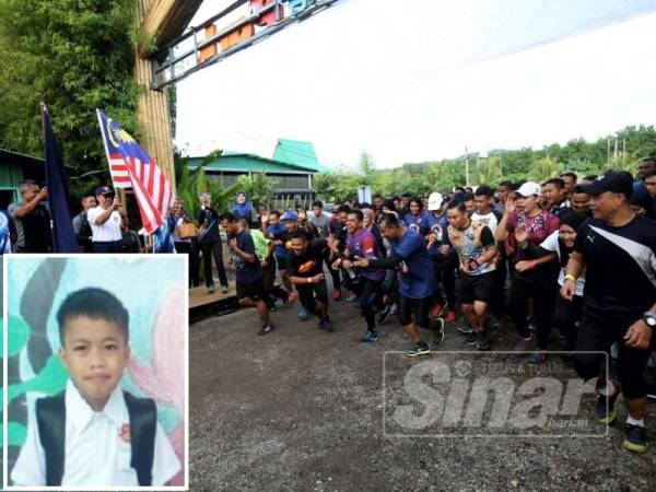 Program Superheroes Challange Sempena Hari Polis Ke-212 di Semenyih Eco Venture Resort, Semenyih, hari ini, disertai seramai 220 peserta daripada kalangan warga polis dan orang awam. (Gambar kecil: Muhammad Zahiruddin Putra Mohd Fauzi)