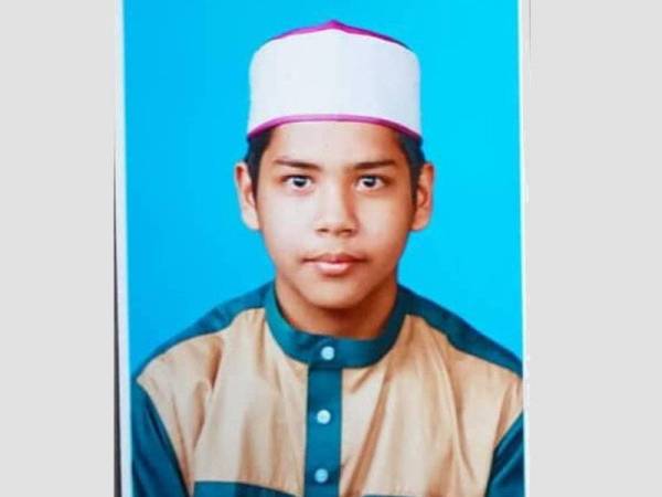 Umair Fayed, salah seorang pelajar tahfiz yang dilaporkan hilang.