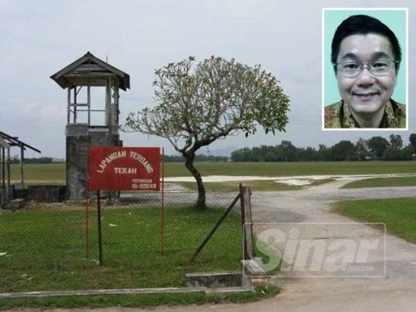 Lapangan Terbang Taiping, Tekah menyimpan pelbagai kisah sejarah penting negara dan dianggap salah satu khazanah warisan bandar Taiping yang masih wujud. Gambar kecil: Teh Kok Lim