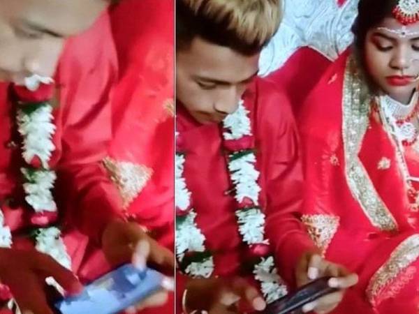 Seorang pengantin lelaki dari India yang leka bermain PUBG tidak mengendahkan majlis perkahwinannya sendiri. 