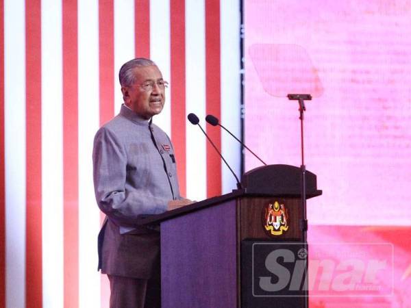 Dr Mahathir. FOTO:ZAHID IZZANI