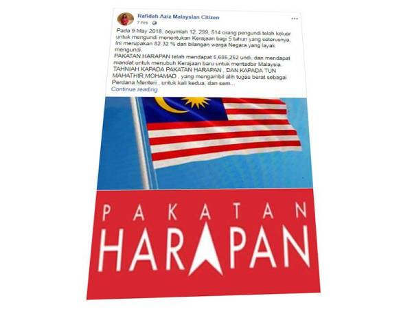 Paparan FB Rafidah.