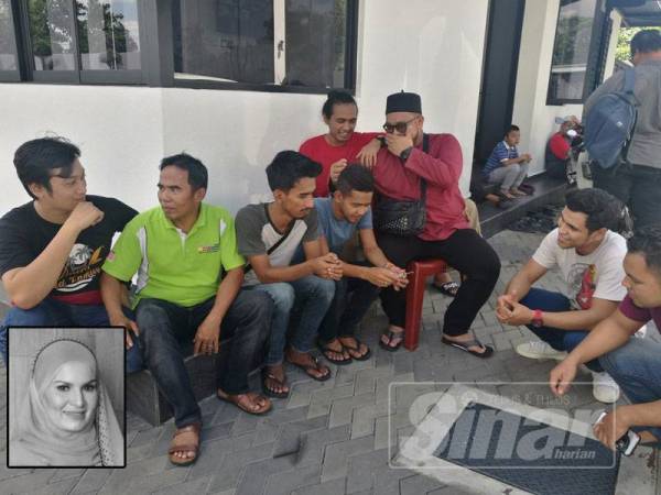 Pekerja Allahyarham Faziani menunggu jenazah dari Thailand.