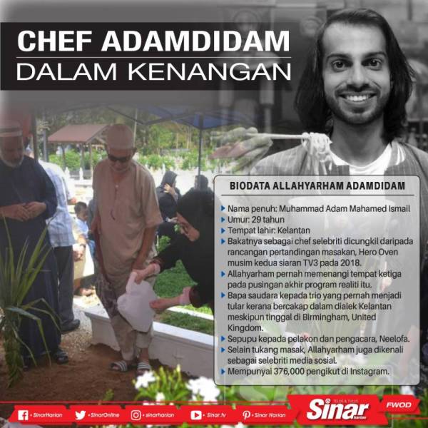 Chef Adamdidam dalam kenangan