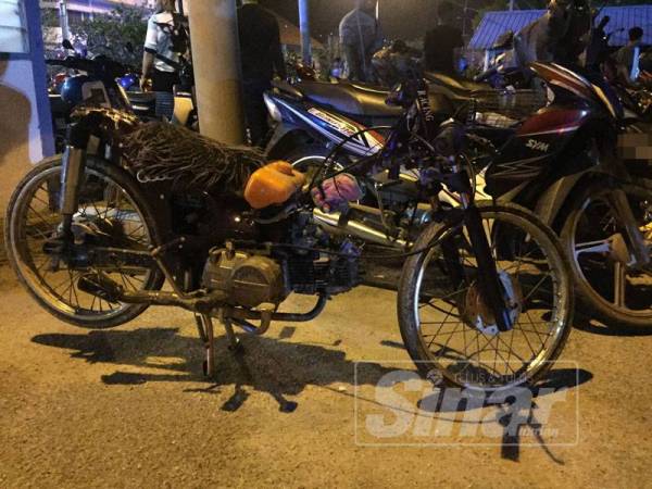 Lumba Haram Motosikal Tiga Minah Rempit Lumba Haram Ditahan Polis