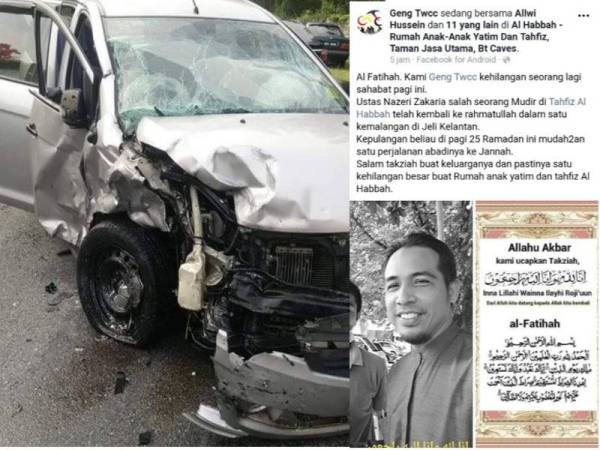 Pemergian Mohd Nazeri turut dikongsi di media sosial dan disifatkan sebagai satu kehilangan besar kepada warga tahfiz.