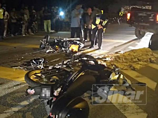 Penunggang Motosikal Maut Bertembung Motosikal Lain