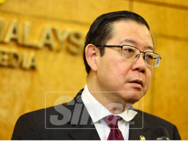 Lim Guan Eng - FOTO ZAHID IZZANI