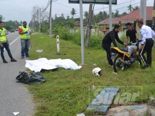 Penunggang Motosikal Maut Tak Sempat Elak Kereta Membelok