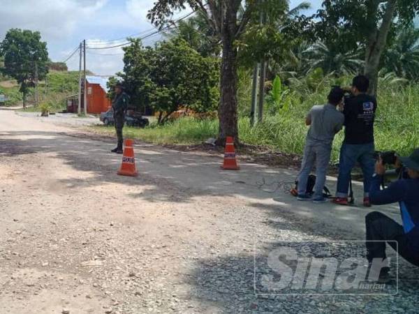 Laluan masuk ke Kuala Koh di Pos Lebir ditutup.