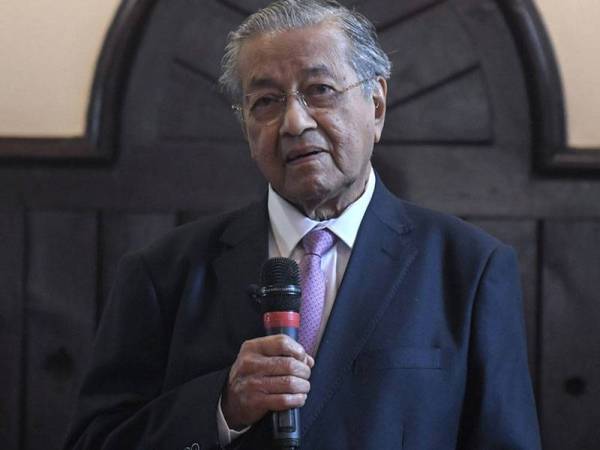 Perdana Menteri Tun Dr Mahathir Mohamad - Foto Bernama