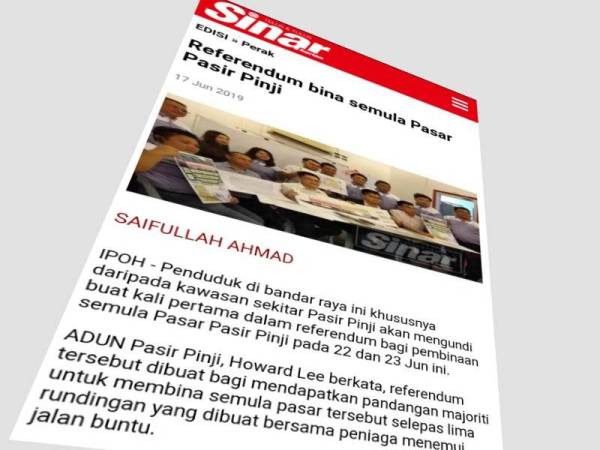 Laporan Sinar Harian sebelum ini.