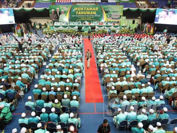 Perasmian Muktamar Tahunan Pas kali ke-65 di sini hari ini. - Foto Sinar Harian ASRIL ASWANDI SHUKOR