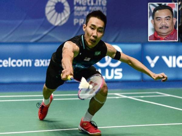 Lee Chong Wei. Gambar kecil: Izahar