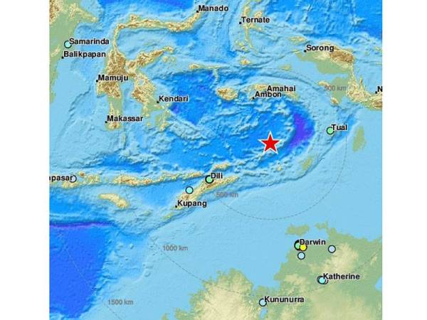 Kawasan gempa menggegarkan beberapa kawasan di utara Australia.
