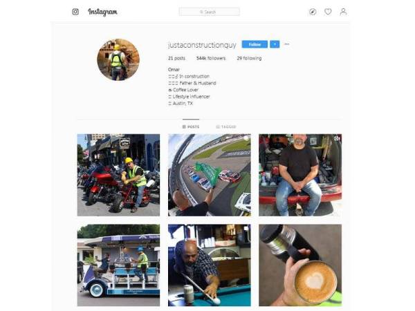 Omar kerap kongsi aktiviti harian di Instagram