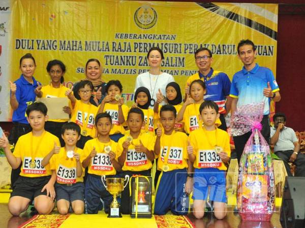 Pasukan Kinta Utara muncul juara keseluruhan Kejohanan Kids' Athletics peringkat Negeri Perak 2019.