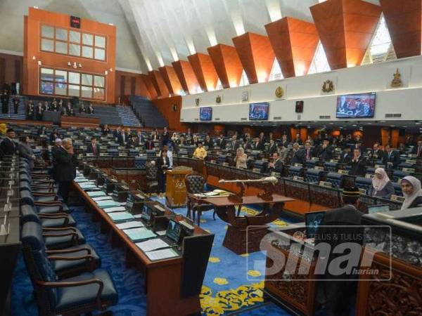 Sidang Dewan Rakyat. - Foto Sinar Harian Sharifudin Abdul Rahim