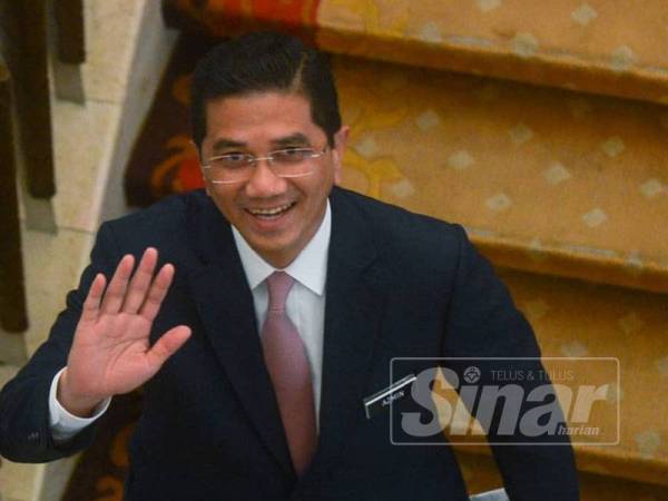 Menteri Hal Ehwal Ekonomi, Datuk Seri Mohamed Azmin Ali di Parlimen hari ini. - Foto Sinar Harian Sharifudin Abdul Rahim