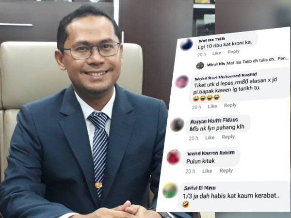 Mohd Asmirul Anuar Aris (gambar kecil, antara reaksi penyokong terhadap kuota khas 10,000 tiket Final Piala FA 2019 oleh KFA di Facebook Sinar Harian.)