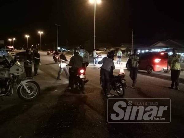 Operasi ini disertai AADK bersama pasukan trafik dari Ibu Pejabat Polis Daerah Marang di Rhu Renggeh, malam tadi.