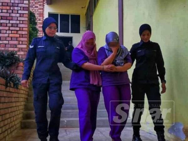 Dua wanita direman selama dua hari bermula hari ini.