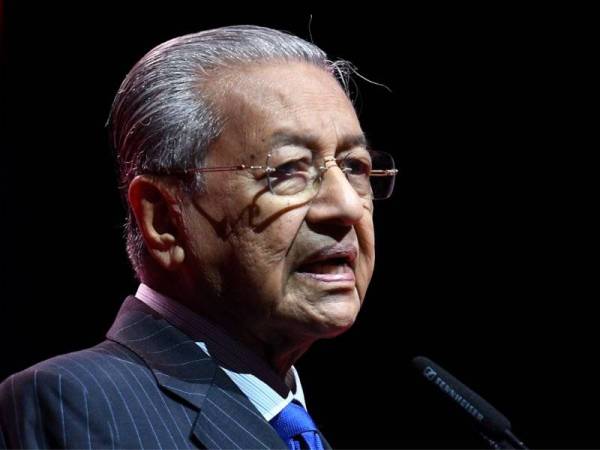 Tun Dr Mahathir Mohamad. - FOTO BERNAMA