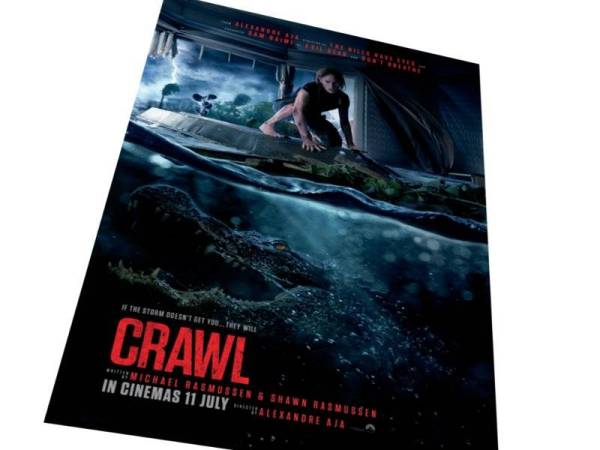 Antara babak dalam filem Crawl