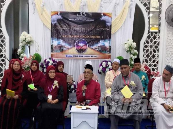 Majlis Khatam Al-Quran Masjid Mukim Pangkal Meleret dirasmikan Mohd Zairi semalam.