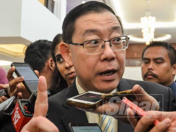 Lim Guan Eng. - FOTO SHARIFUDIN ABDUL RAHIM
